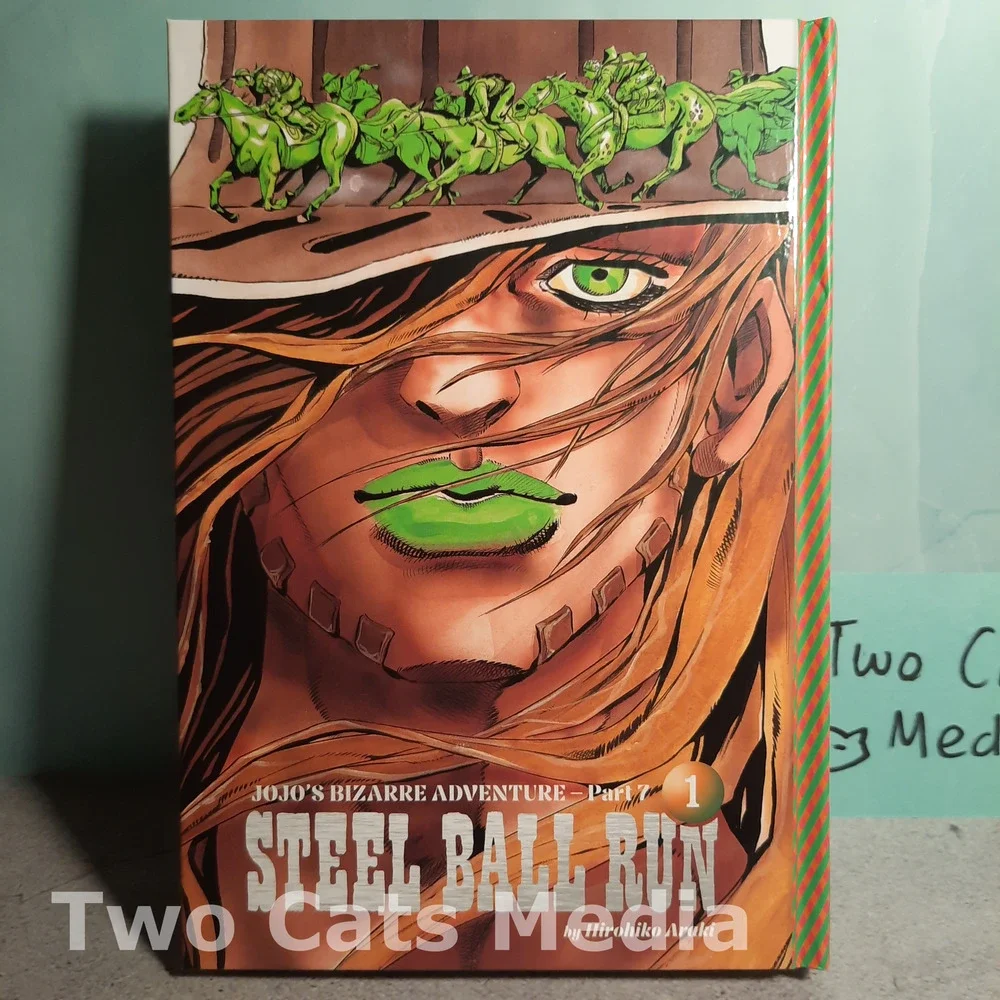 Jojo's Bizarre Adventure Part 7 Steel Ball Run Vol. 1-6 English Manga Bundle
